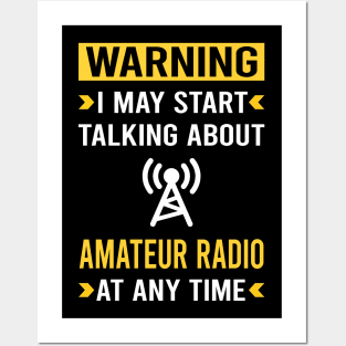 Warning Amateur Radio Ham Radio Posters and Art